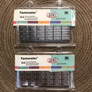 Fastenater Save The Date Staple Bars